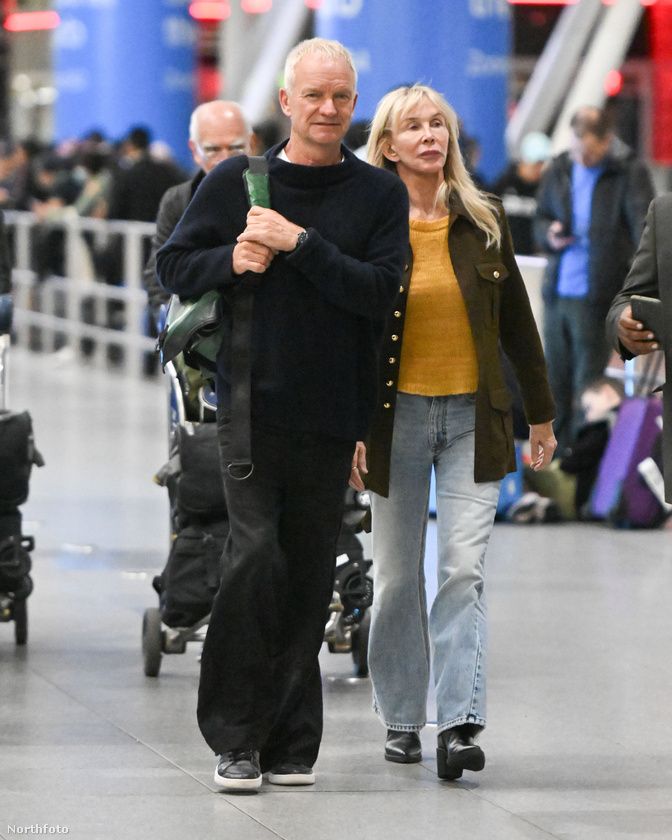 Stinget és Trudie Stylert a New York-i JFK repülőtéren fotózták le a paparazzik