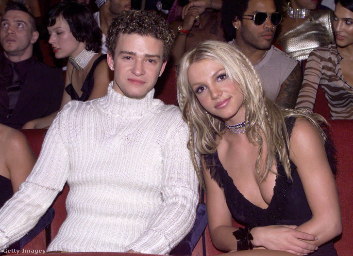 Britney Spears és Justin Timberlake 2000. szeptember 7-én