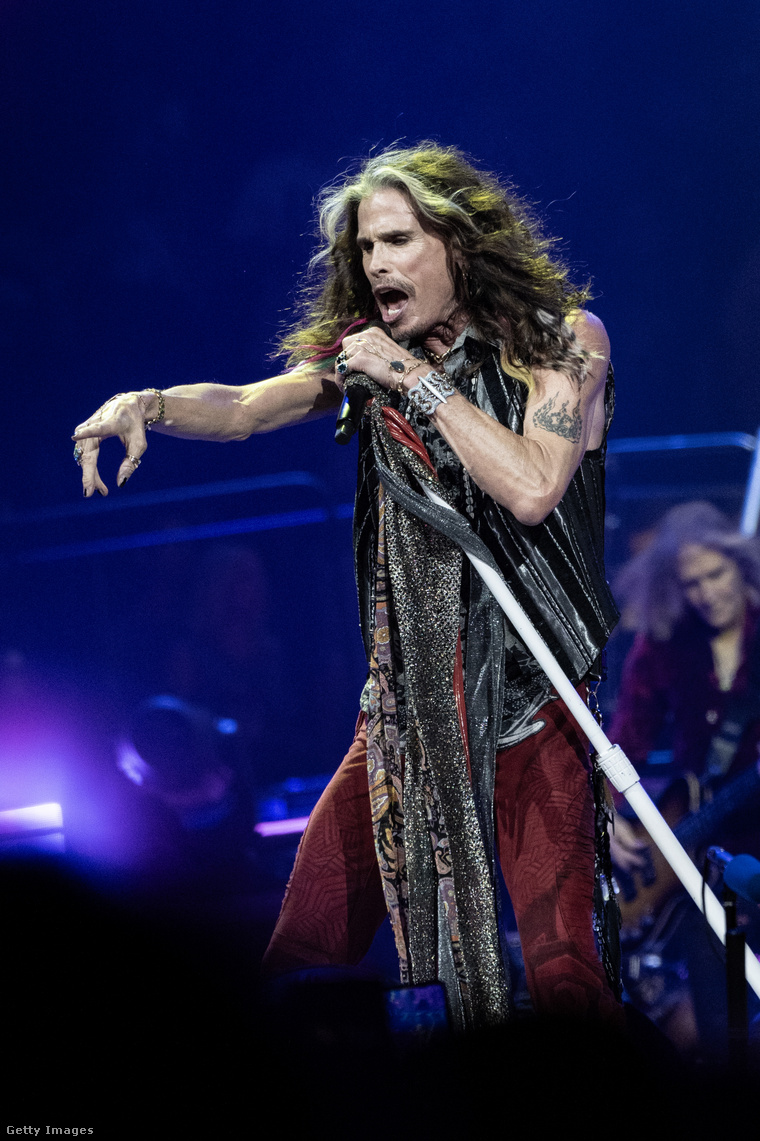 Steven Tyler az Aerosmith frontembere. (Fotó: Lisa Lake / Getty Images Hungary)