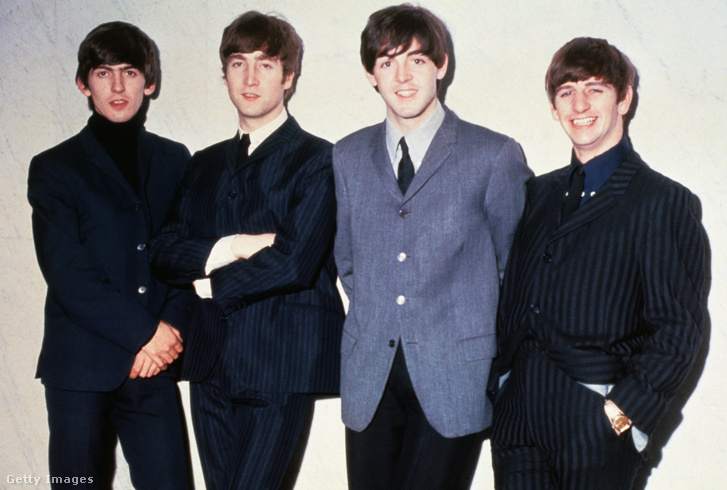 George Harrison, John Lennon. Paul McCartney és Ringo Starr 1965-ben