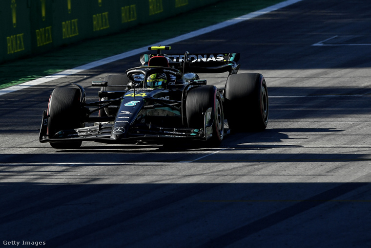 Lewis Hamilton Brazíliában. (Fotó: Vince Mignott/MB Media / Getty Images Hungary)