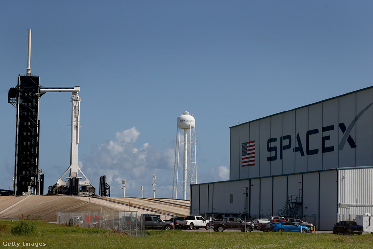 A SpaceX egyik épülete. (Fotó: Joe Raedle / Getty Images Hungary)