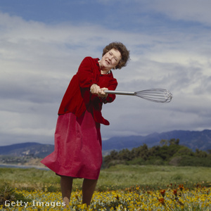 Julia Child nemcsak kitűnő szakács volt, de a humora is nagyszerű volt