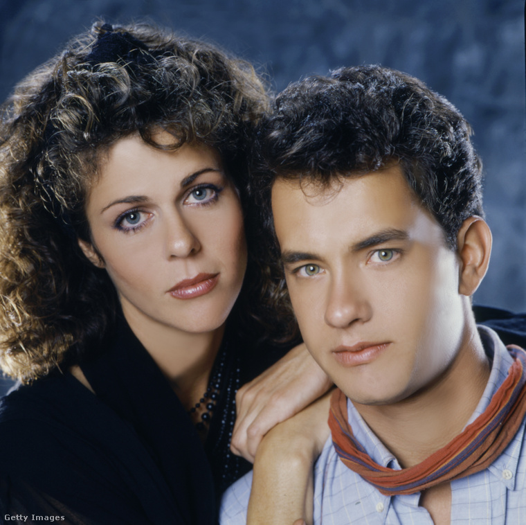 Rita Wilson és Tom Hanks 1985-ben az Önkéntesek című film forgatásán. (Fotó: Aaron Rapoport / Getty Images Hungary)