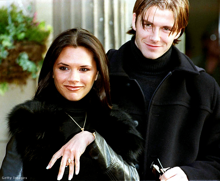 Victoria Beckham és David Beckham 1998-ban. (Fotó: John Giles - PA Images / Getty Images Hungary)