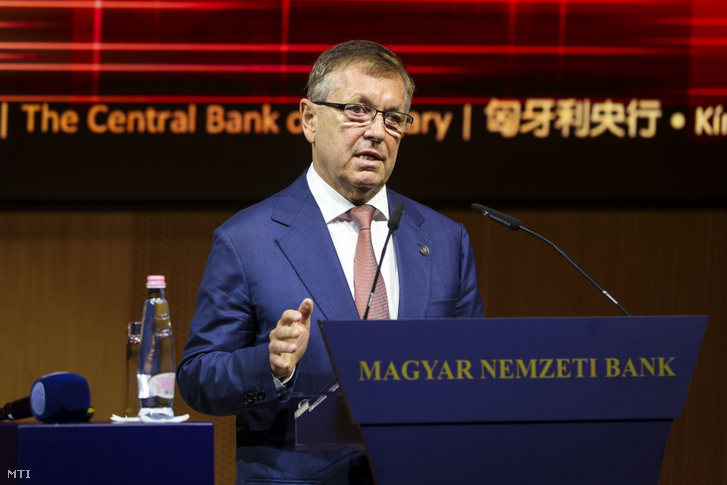 Matolcsy György, a Magyar Nemzeti Bank (MNB) elnöke Budapesten 2023. szeptember 25-én