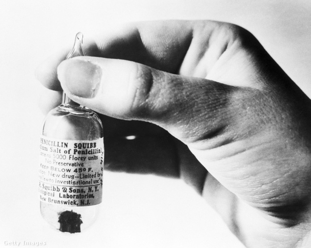 Egy ampulla penicillin 1943-ból