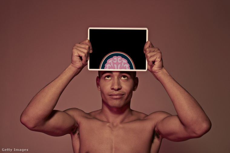 Egy férfi agya. (Fotó: Klaus Vedfelt / Getty Images Hungary)