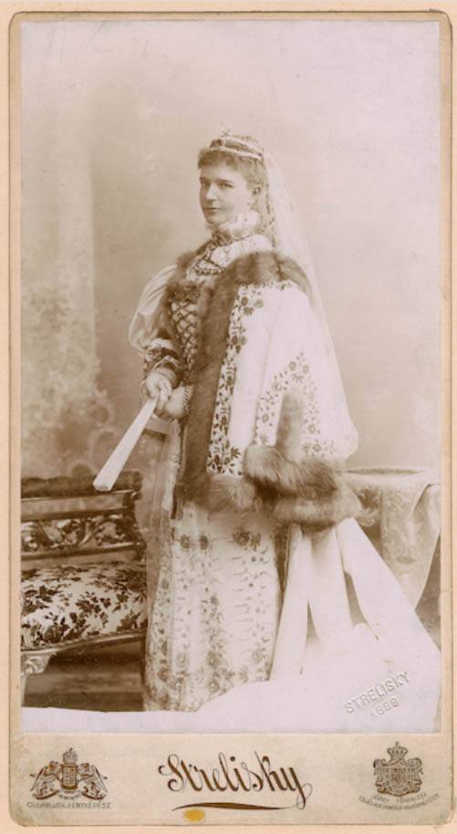 Countess Irma Sztáray in Hungarian costume