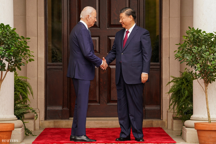 Joe Biden és Hszi Csin-ping találkozója az Egyesült Államokban 2023. november 15-én