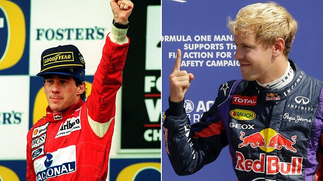 Senna és Vettel