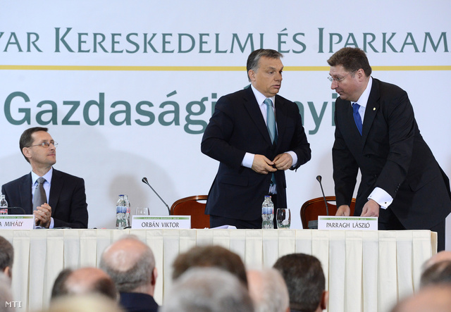 Parragh László és Orbán Viktor 2013. márciusában