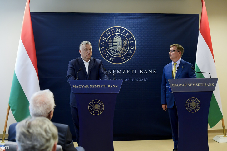 Orbán Viktor és Matolcsy György sajtótájékoztatója 2021. július 6-án