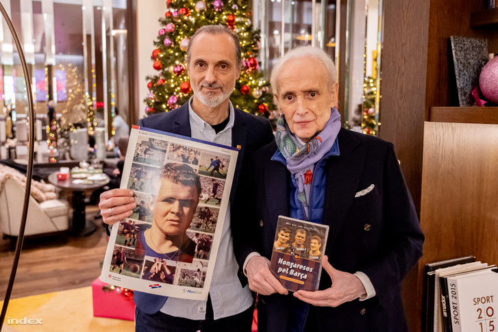 Kocsis Tibor és José Carreras 2023. november 30-án a Kempinski Hotelben Budapesten