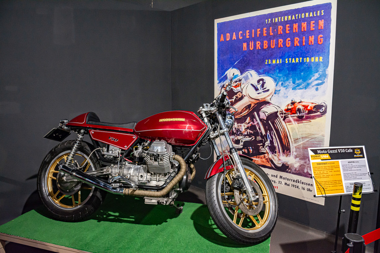A motorkerékpárok szerelmesei hosszan ácsorognak majd az 1984-es Moto Guzzi V50 előtt, pedig ez csak a kezdet!