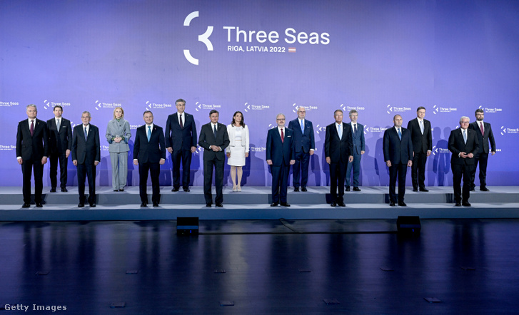 A Three Seas Initiative csúcstalálkozója 2022. május 21-én