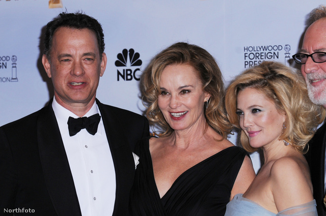 2009-es Golden Globe-fotó Tom Hanksről, akit idén is jelöltek a Phillips kapitányért.