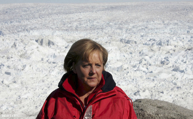 2007. augusztus 17. Angela Merkel Grönlandon