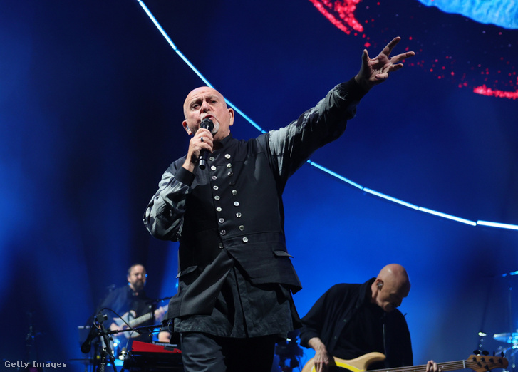 Peter Gabriel a Madison Square Gardenben tartott koncertjén 2023. szeptember 18-án