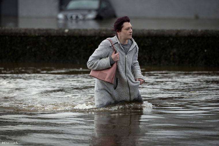 A Ciarán vihar által okozott áradás  Észak-Írországban 2023