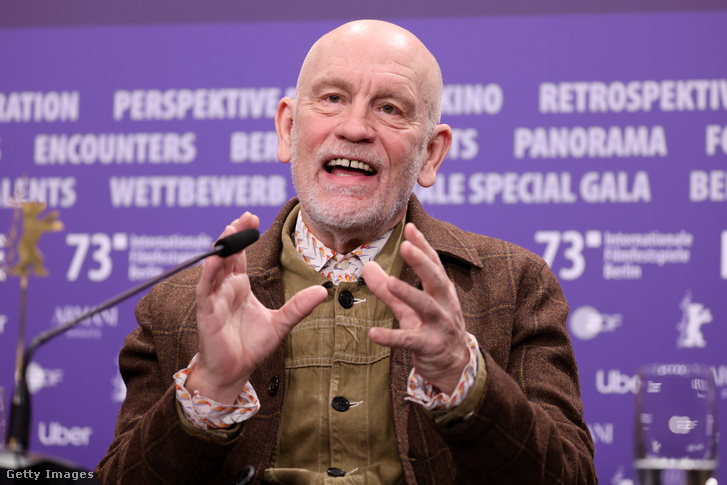 John Malkovich Berlinben 2023. február 20-án