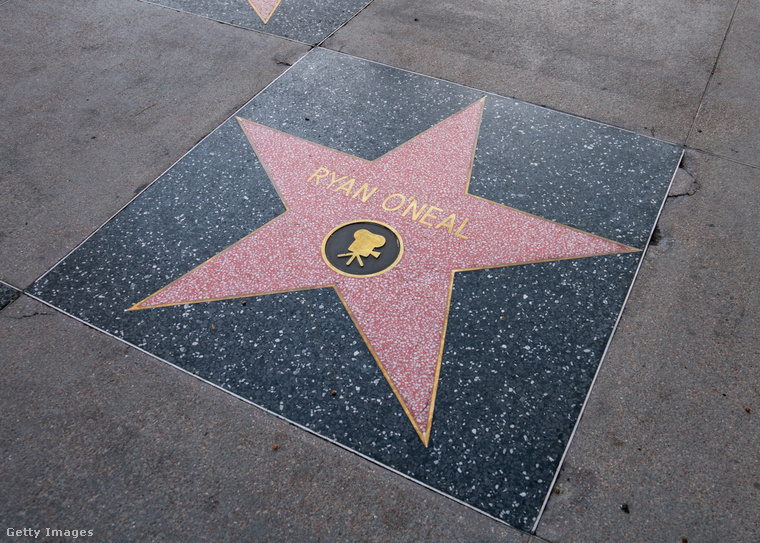 Ryan O'Neal csillaga a Hollywood-i hírességek sétányán. (Fotó: AaronP/Bauer-Griffin / Getty Images Hungary)