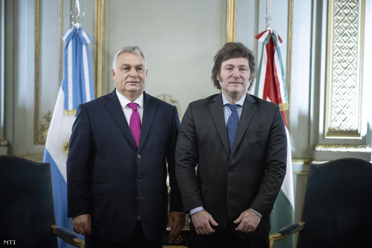 Orbán Viktor és Javier Milei