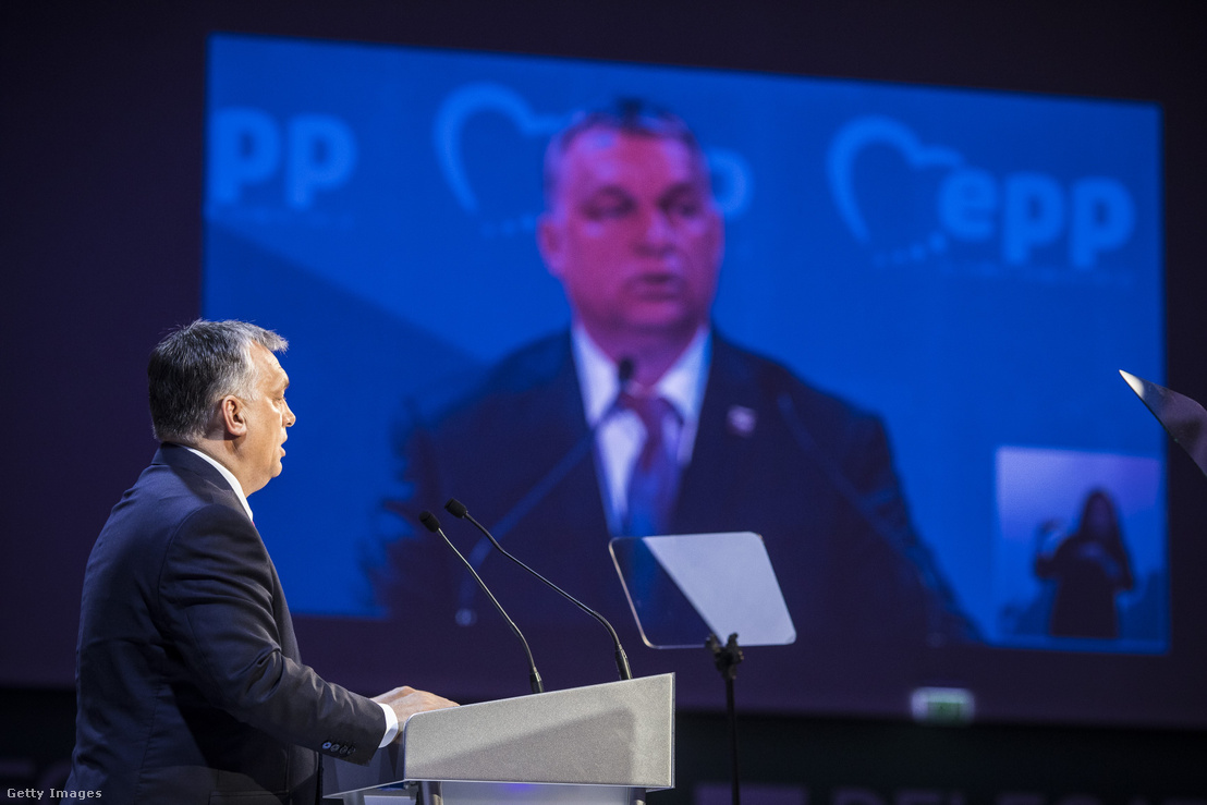 Orbán Viktor az Európai Néppárt kongresszusán 2017. március 30-án