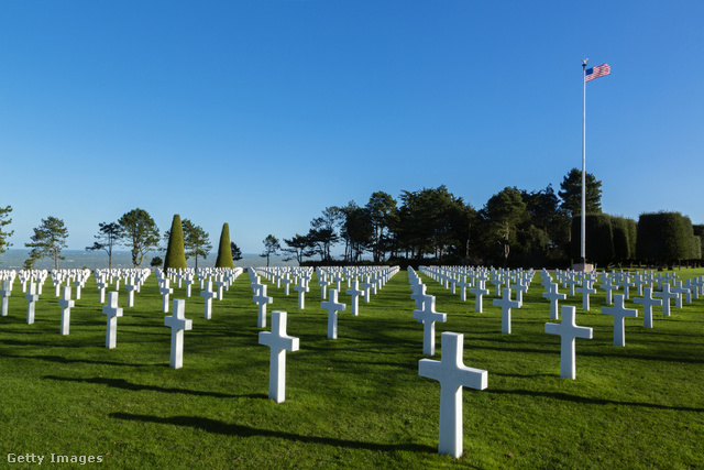 Amerikai katonai temető Normandiában