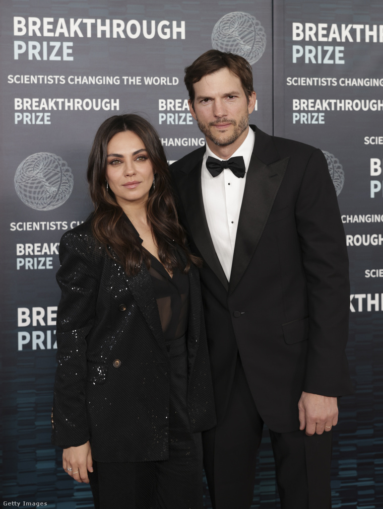 Mila Kunis és Ashton Kutcher 2023-ban. (Fotó: Anna Webber / Getty Images Hungary)