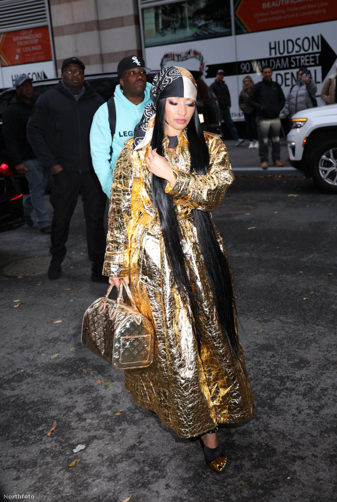 Nicki Minajt New Yorkban kapták lencsevégre a fotósok