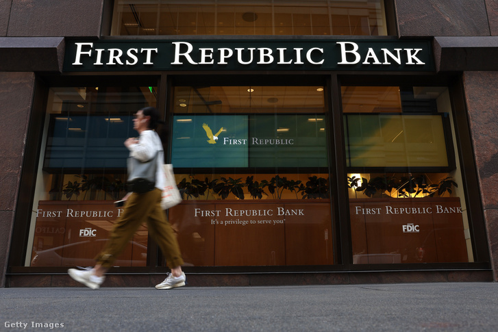 A First Republic Bank egyik fiókja 2023. április 26-án