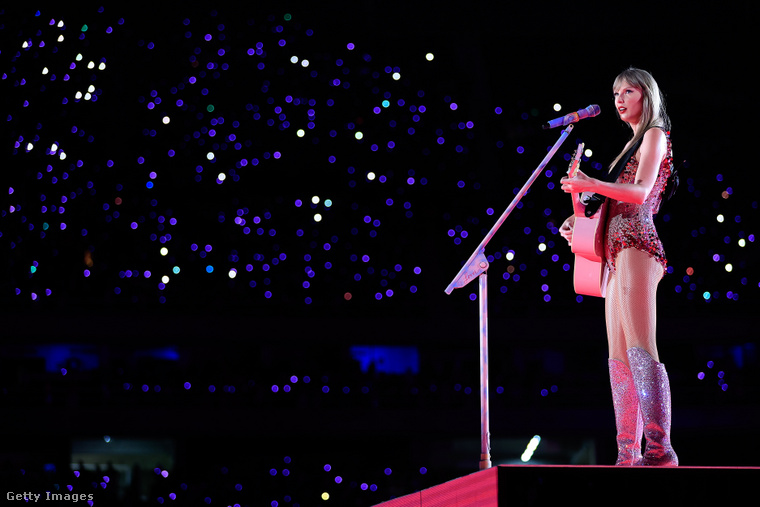 Taylor Swift az Eras Tour Brazil állomásán. (Fotó: Buda Mendes/TAS23 / Getty Images Hungary)