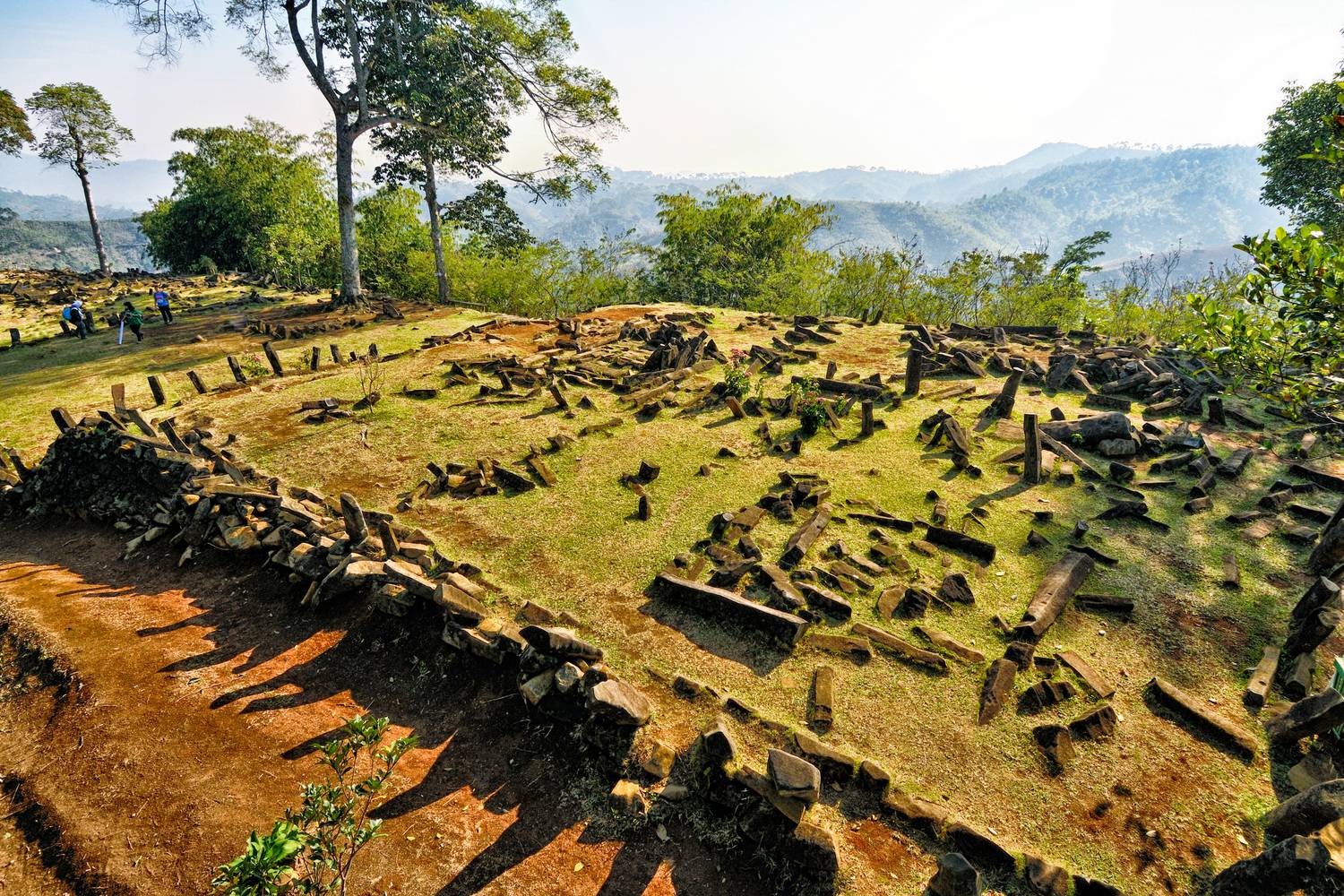 Gunung Padang terasz