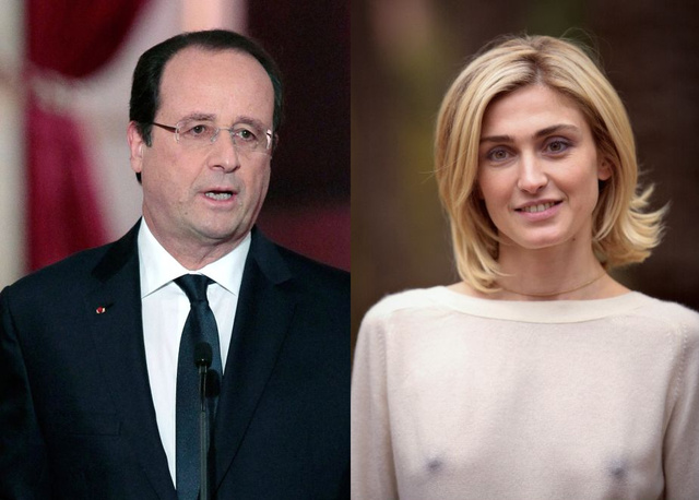 Francois Hollande és Julie Gayet