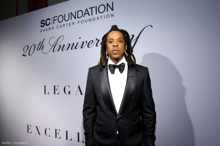 Jay-Z, valódi nevén Shawn Carter, a rap zene és az üzleti élet egyik kiemelkedő alakja, 690 milliárd forintos (2 milliárd dollár) nettó vagyona révén. (Fotó: Kevin Mazur / Getty Images Hungary)