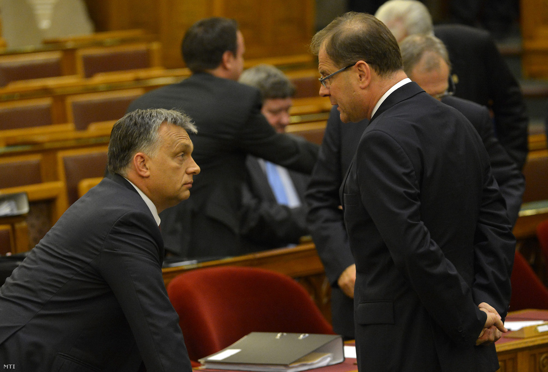 Orbán Viktor és Navracsics Tibor 2014. szeptember 15-én