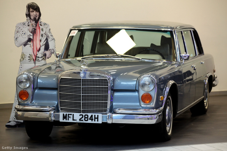 Elvis Presley, a rock and roll királya, 1969-es Mercedes-Benz 600 Pullman luxusautóját egykoron barátjának, Jimmy Velvetnek ajándékozta. (Fotó: Oli Scarff / Getty Images Hungary)
