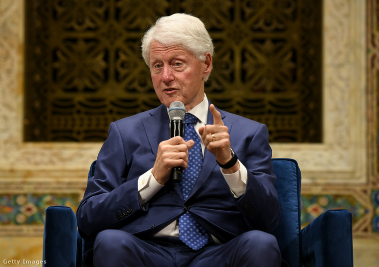 Bill Clinton 2022-ben. (Fotó: Michael Kovac / Getty Images Hungary)