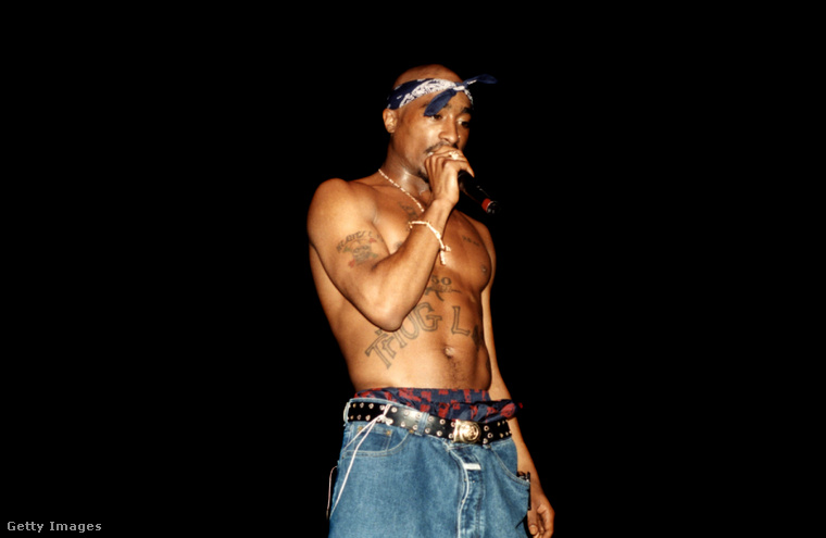 Tupac Shakur, a híres rapper és színész, 1994. november 30-án lőttek rá a New York-i Quad Recording Studios előtt. (Fotó: Raymond Boyd / Getty Images Hungary)