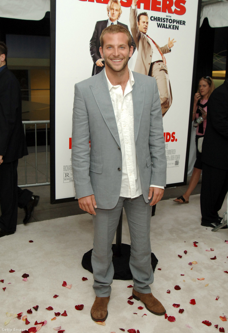 Bradley Cooper az Ünneprontók ünnepének premierjén 2005-ben. (Fotó: Dimitrios Kambouris / Getty Images Hungary)