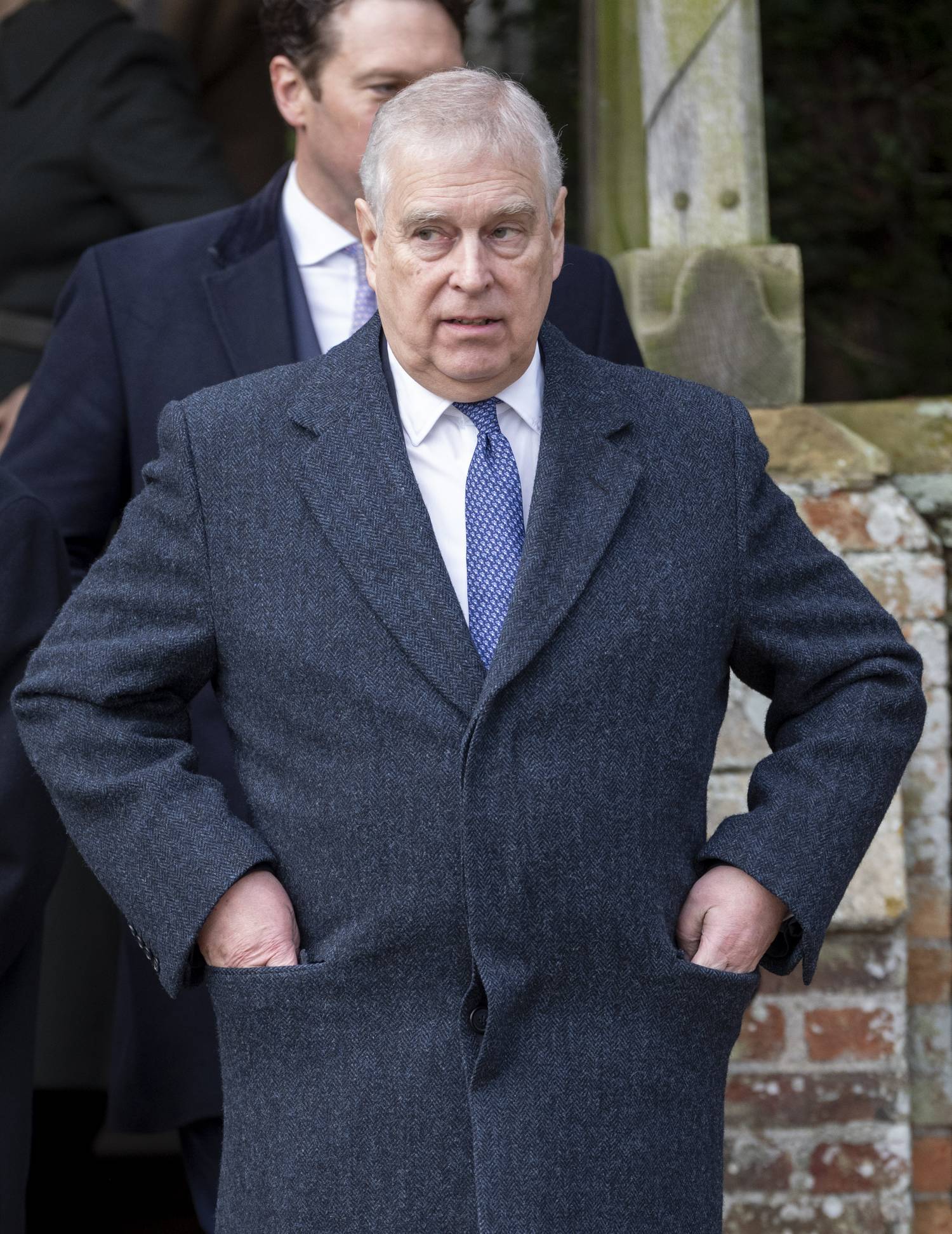 András herceg is részt vehetett a királyi család sandringhami sétáján 2023 decemberében.
