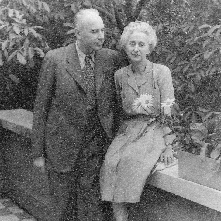 Elischer Edith és férje, dr. Szelényi Tibor