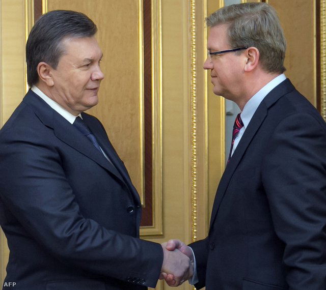 Füle és Janukovics pénteki találkozója