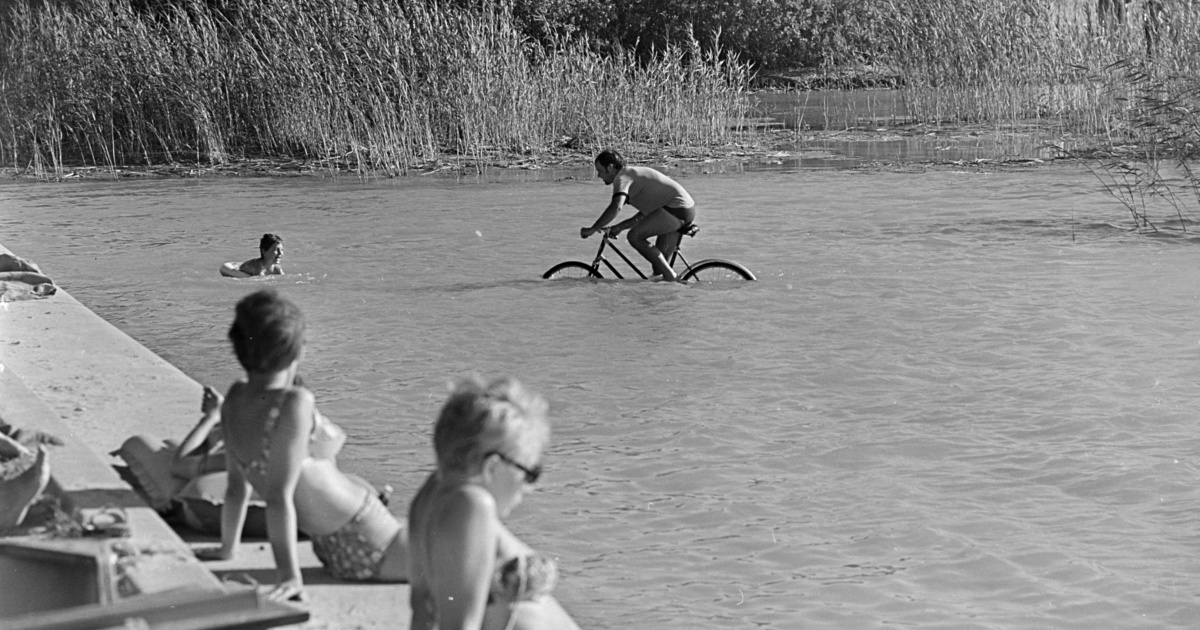 1968: a vízibiciklizés új szintre emelése Aligán