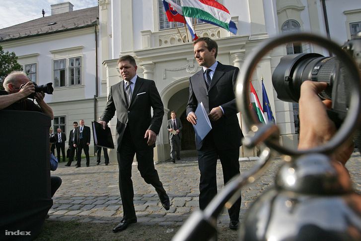 Bajnai Gordon és Robert Fico találkozója Budapesten 2009. szeptember 10-én