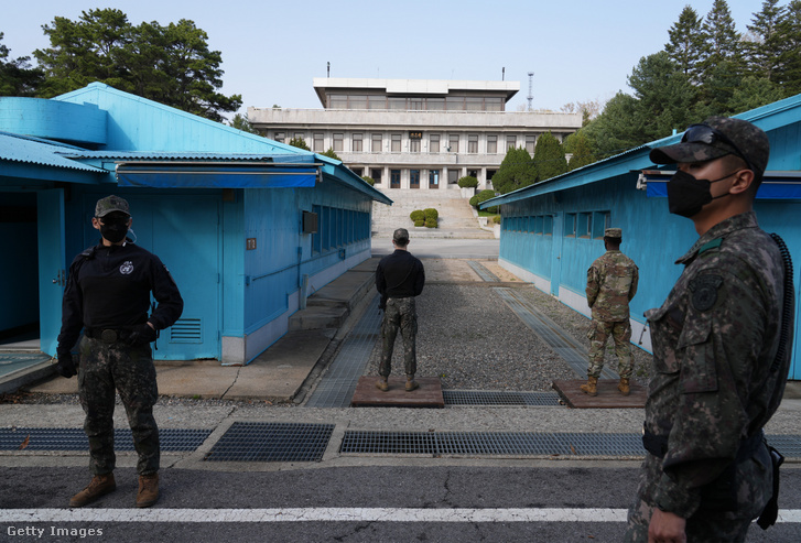 Észak és Dél-Korea közötti demilitarizált terület 2023. április 15-én