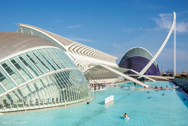 Ez nem Abu-Dzabi reptere, hanem Santiago Calatrava alkotásai Valenciában