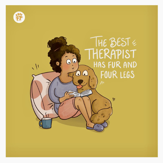 "A legjobb terapeutának négy lába van." - Ezt biztos, hogy minden gazdi átérzi.