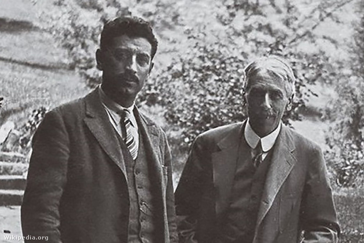Bajazid Elmaz Doda (b) és báró Nopcsa Ferenc (j) – 1931 körül